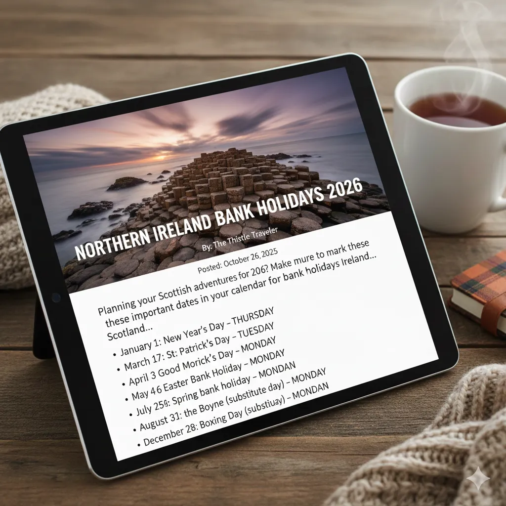 Northern Ireland Bank Holidays 2026 24 list of Northern Ireland Bank Holidays 2026