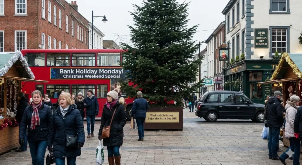 what happens when Christmas falls on a weekend 7 generate an image on What Happens When Christmas Falls on a Weekend in the UK