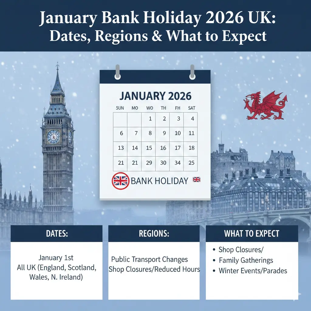 January Bank Holiday 2026 UK: Dates, Regions & What to Expect 15 generate image on January Bank Holiday 2026 UK Dates, Regions & What to Expect
